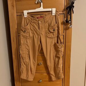 UNIONBAY Tan Cargo Capris